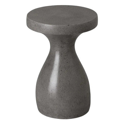 22 in. Caemen Teardrop Terrazzo Outdoor Garden Stool-Garden Stools-Emissary-LOOMLAN