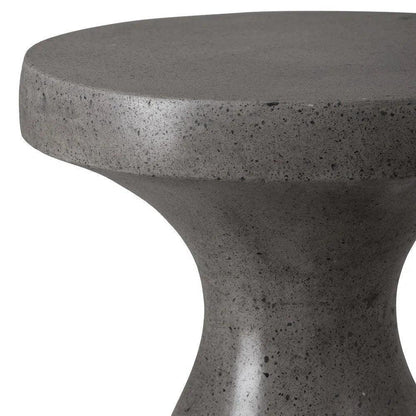 22 in. Caemen Teardrop Terrazzo Outdoor Garden Stool-Garden Stools-Emissary-LOOMLAN
