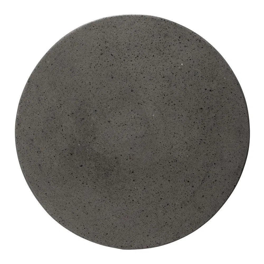 22 in. Caemen Teardrop Terrazzo Outdoor Garden Stool-Garden Stools-Emissary-LOOMLAN