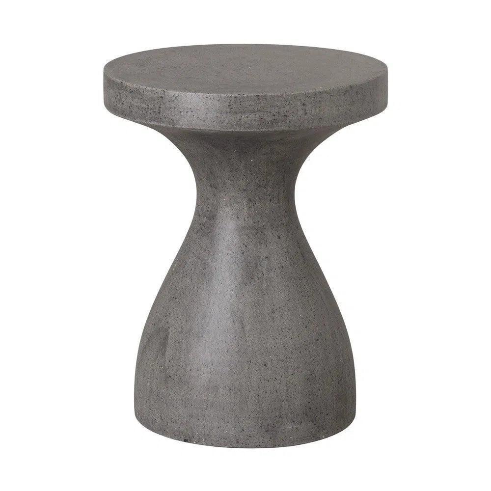 22 in. Caemen Teardrop Terrazzo Outdoor Garden Stool-Garden Stools-Emissary-LOOMLAN