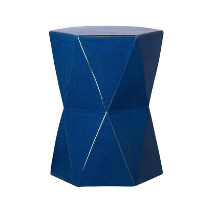 22 in. Matrix Hexagon Outdoor Garden Stool-Garden Stools-Emissary-LOOMLAN