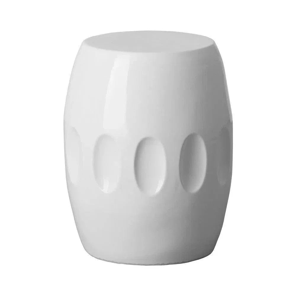 22 in. Orion Ceramic Garden Stool-Garden Stools-Emissary-LOOMLAN