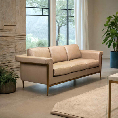 Goldwyn Luxurious Design Leather Sofa