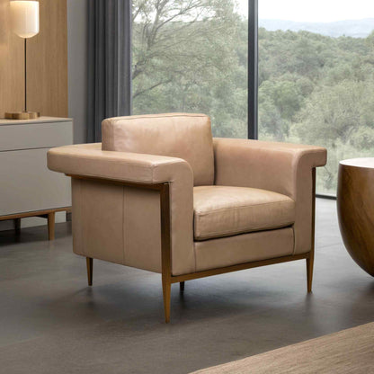 Goldwyn Luxurious Leather Comfort Chair