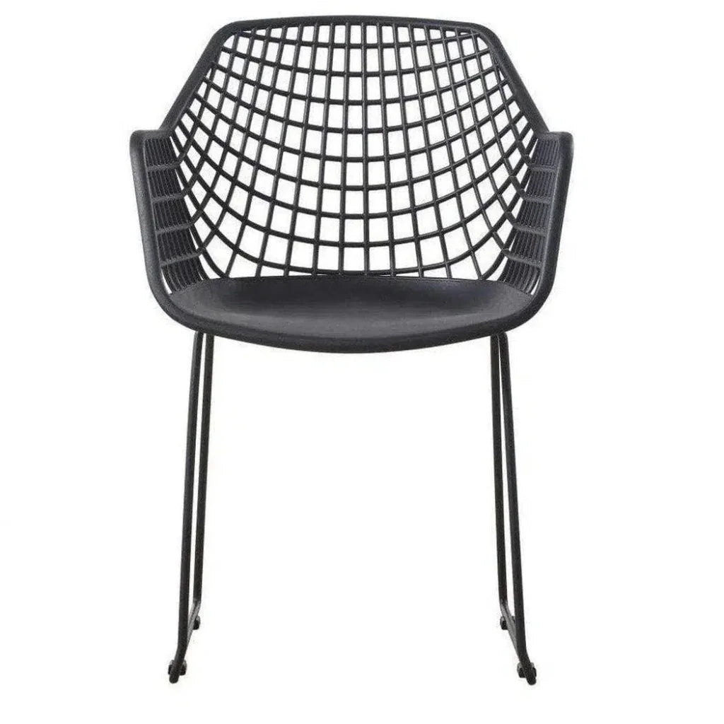 22.5 Inch Chair Black Set Black Contemporary-Outdoor Accent Chairs-Moe's Home-LOOMLAN