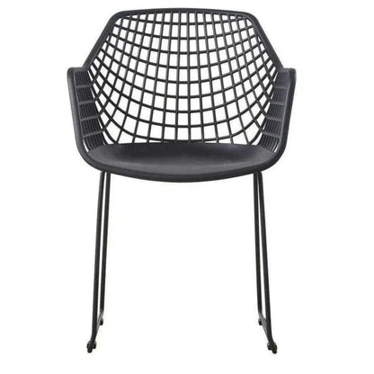 22.5 Inch Chair Black Set Black Contemporary-Outdoor Accent Chairs-Moe's Home-LOOMLAN
