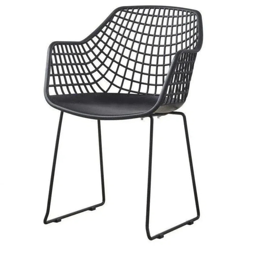 22.5 Inch Chair Black Set Black Contemporary-Outdoor Accent Chairs-Moe's Home-LOOMLAN