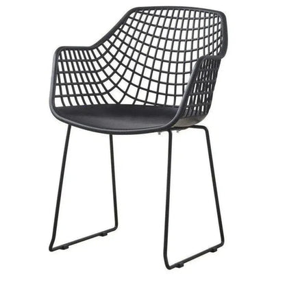 22.5 Inch Chair Black Set Black Contemporary-Outdoor Accent Chairs-Moe's Home-LOOMLAN