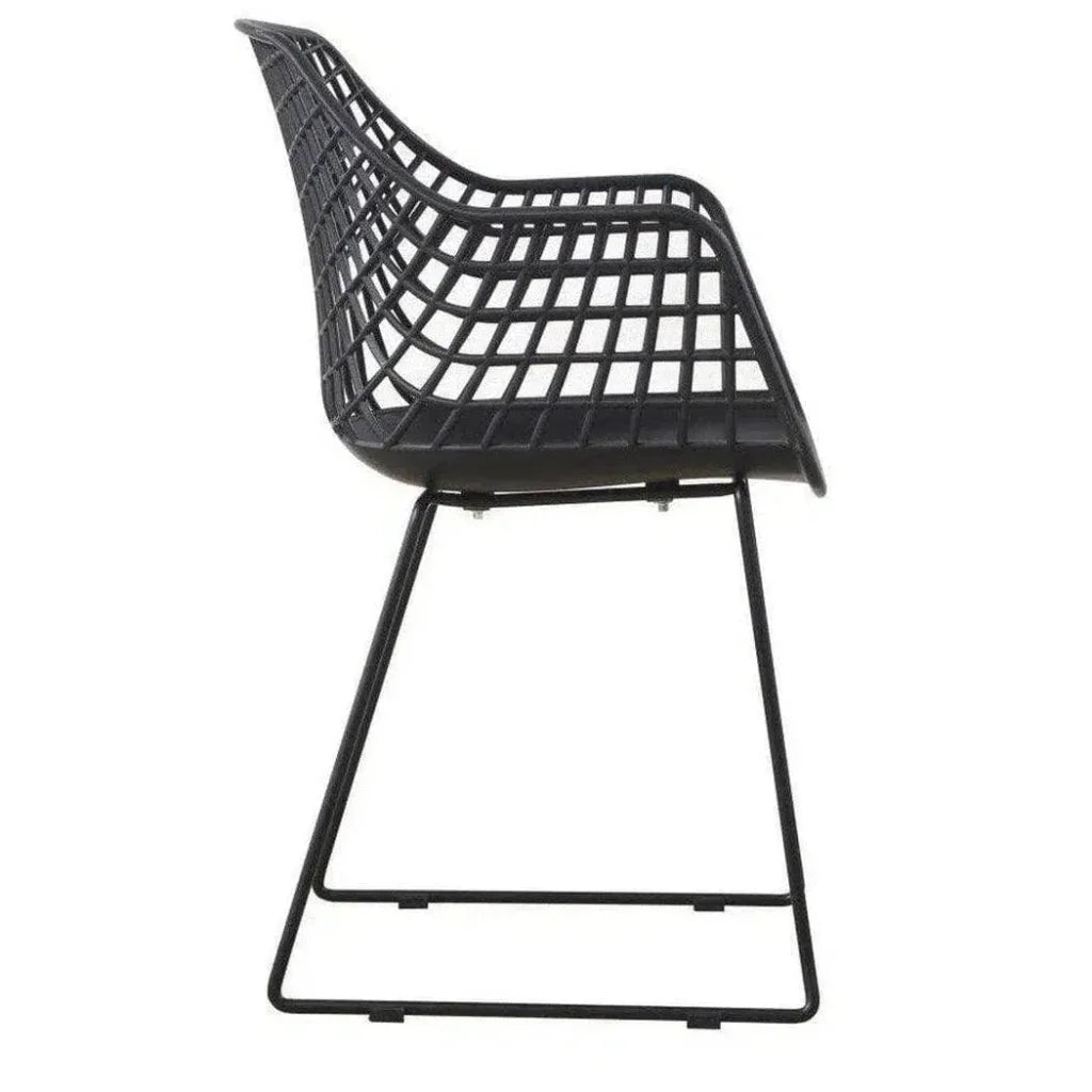 22.5 Inch Chair Black Set Black Contemporary-Outdoor Accent Chairs-Moe's Home-LOOMLAN