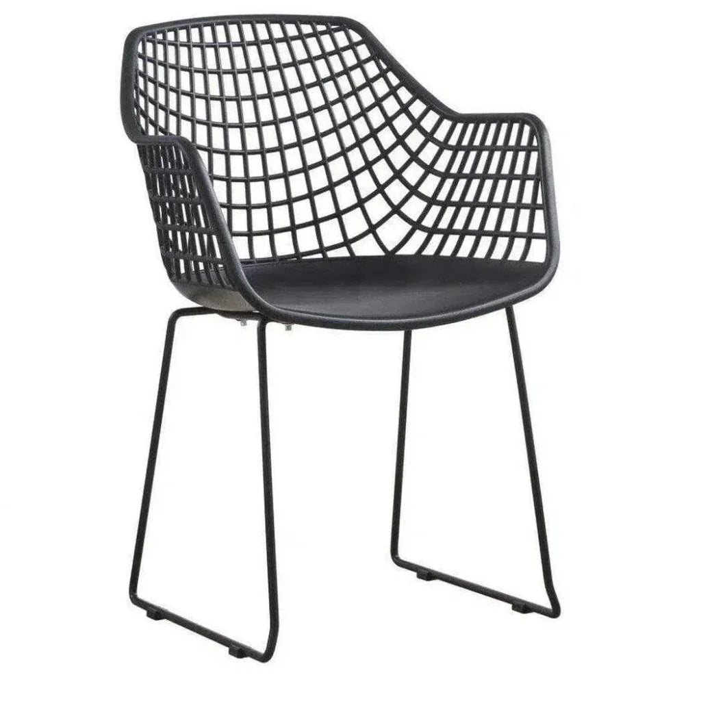 22.5 Inch Chair Black Set Black Contemporary-Outdoor Accent Chairs-Moe's Home-LOOMLAN