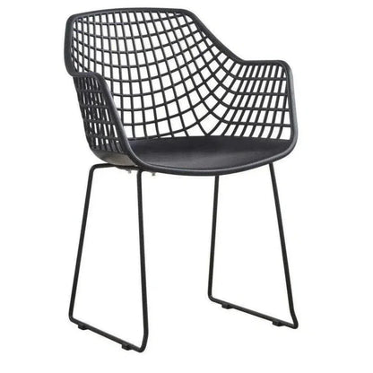 22.5 Inch Chair Black Set Black Contemporary-Outdoor Accent Chairs-Moe's Home-LOOMLAN