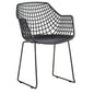 22.5 Inch Chair Black Set Black Contemporary-Outdoor Accent Chairs-Moe's Home-LOOMLAN