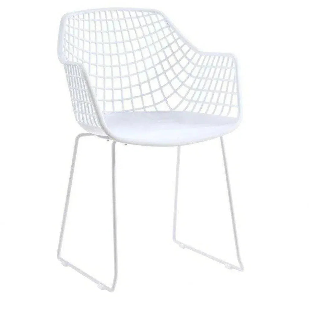 22.5 Inch Chair White Set White Contemporary-Outdoor Accent Chairs-Moe's Home-LOOMLAN