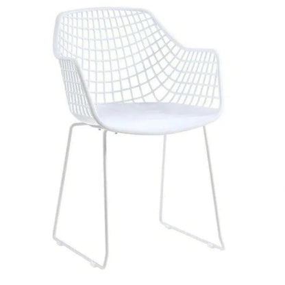 22.5 Inch Chair White Set White Contemporary-Outdoor Accent Chairs-Moe's Home-LOOMLAN