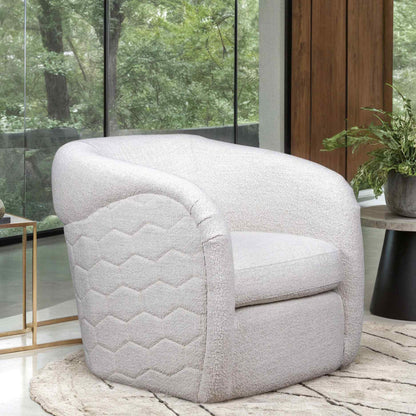 A'Buzz Leather Modern Design Swivel Chair