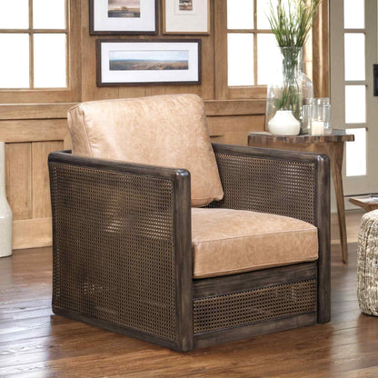 Nassau Leather Comfort Swivel Chair