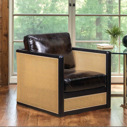 Nassau Leather Comfort Swivel Chair