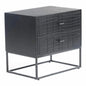 23.5 Inch Nightstand Black Contemporary - LOOMLAN - Moe's Home - Nightstands