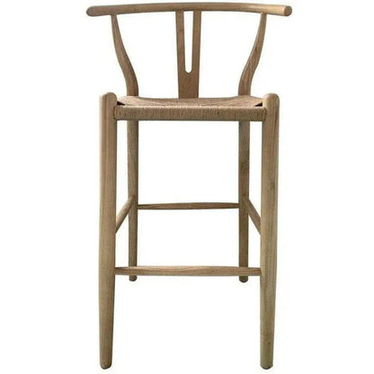 24 Inch Counter Stool Natural Scandinavian - LOOMLAN - Moe's Home - Counter Stools