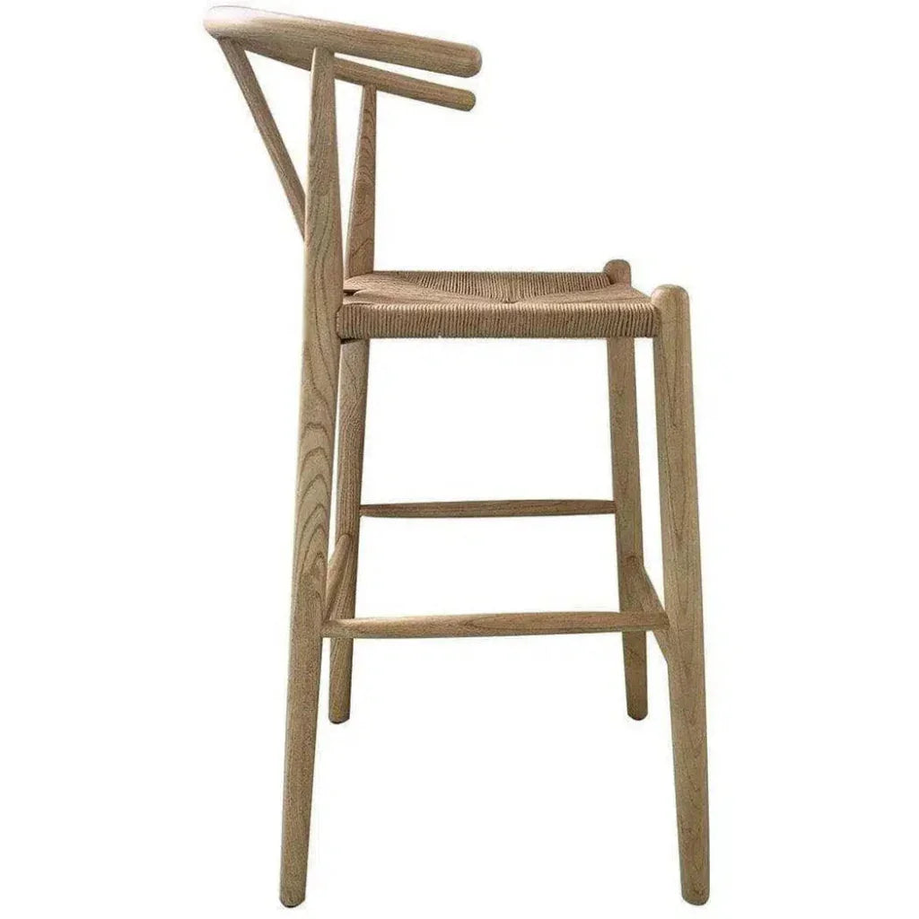 24 Inch Counter Stool Natural Scandinavian - LOOMLAN - Moe's Home - Counter Stools