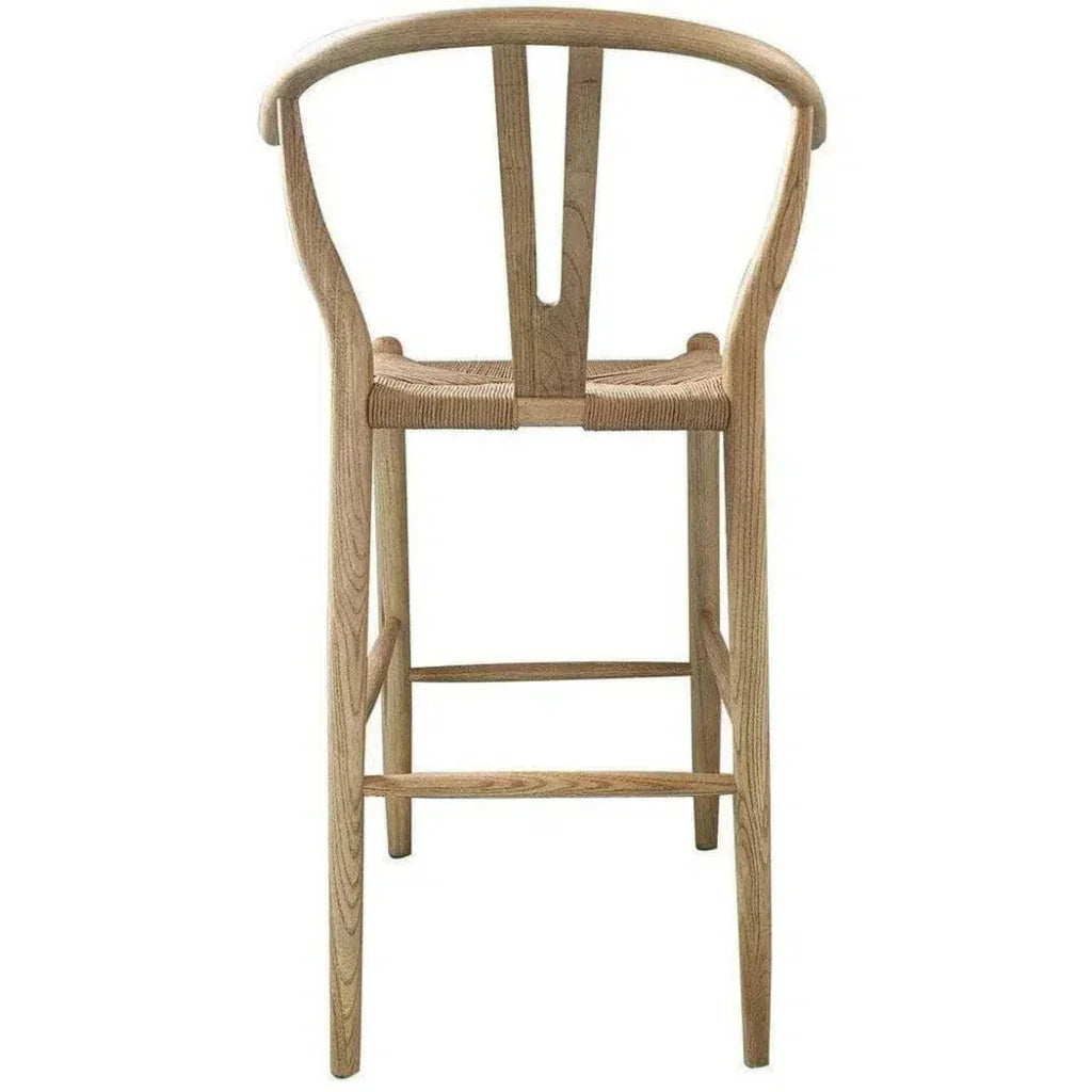 24 Inch Counter Stool Natural Scandinavian - LOOMLAN - Moe's Home - Counter Stools