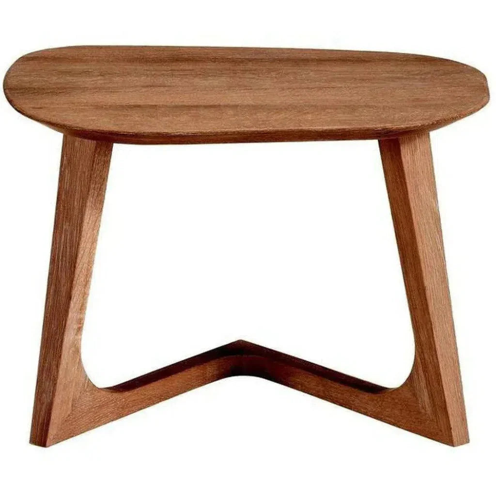 24 Inch End Table Brown Mid - Century Modern - LOOMLAN - Moe's Home - Side Tables