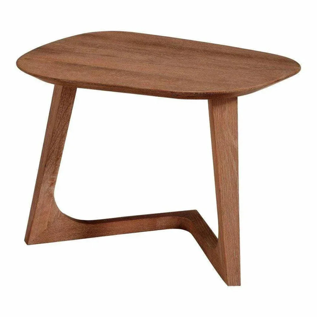 24 Inch End Table Brown Mid - Century Modern - LOOMLAN - Moe's Home - Side Tables