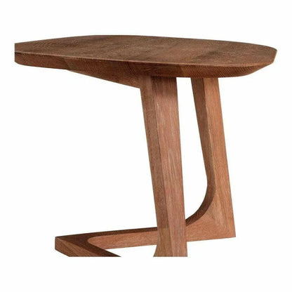 24 Inch End Table Brown Mid - Century Modern - LOOMLAN - Moe's Home - Side Tables