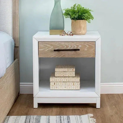 26" High Gloss Boca Grande One Drawer Nightstand - LOOMLAN - Panama Jack - Nightstands