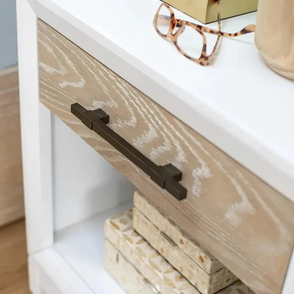 26" High Gloss Boca Grande One Drawer Nightstand - LOOMLAN - Panama Jack - Nightstands