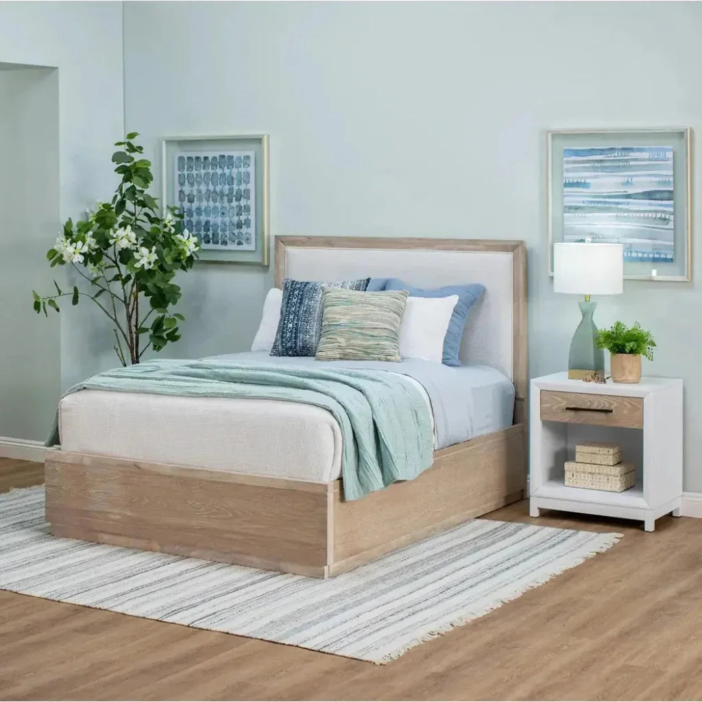 26" High Gloss Boca Grande One Drawer Nightstand - LOOMLAN - Panama Jack - Nightstands