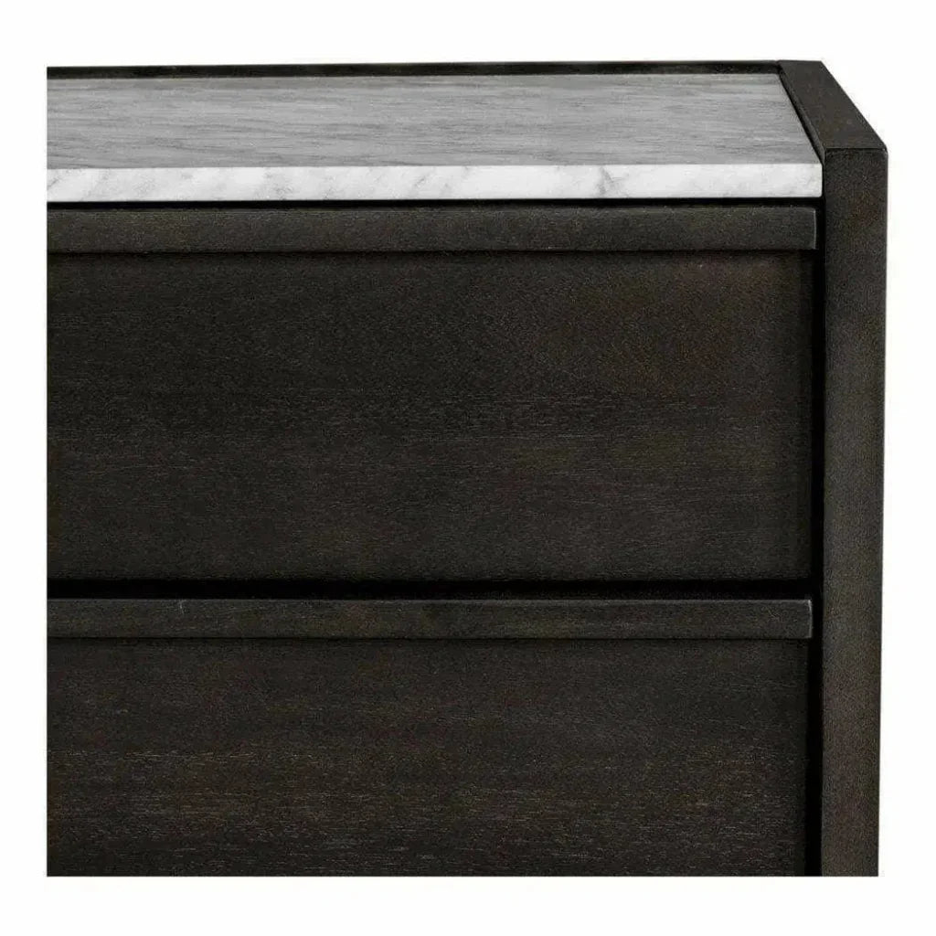 26.5 Inch Nightstand Grey Contemporary - LOOMLAN - Moe's Home - Nightstands