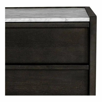 26.5 Inch Nightstand Grey Contemporary - LOOMLAN - Moe's Home - Nightstands