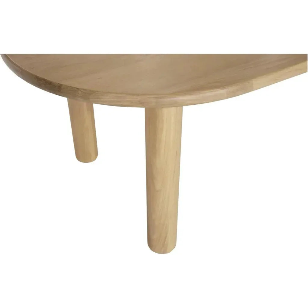 29.5 in. Milo Natural Solid Geometric Dining Table-Dining Tables-Moe's Home-LOOMLAN