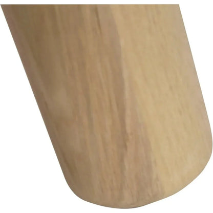 29.5 in. Milo Natural Solid Geometric Dining Table-Dining Tables-Moe's Home-LOOMLAN