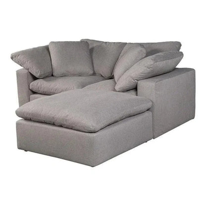 3 PC Stain Resistant Condo Grey Nook Modular-Modular Sofas-Moe's Home-LOOMLAN