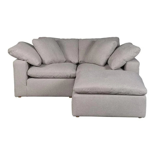 3 PC Stain Resistant Condo Grey Nook Modular-Modular Sofas-Moe's Home-LOOMLAN