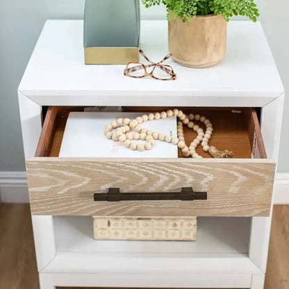 30" High Gloss Boca Grande Three Drawer Nightstand - LOOMLAN - Panama Jack - Nightstands