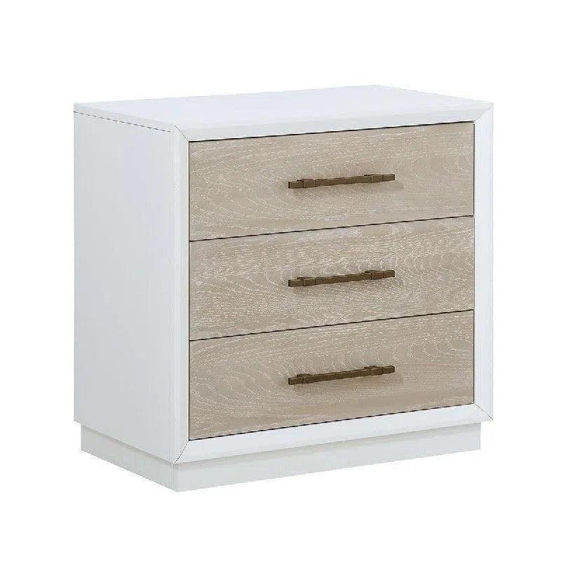 30" High Gloss Boca Grande Three Drawer Nightstand - LOOMLAN - Panama Jack - Nightstands