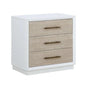 30" High Gloss Boca Grande Three Drawer Nightstand - LOOMLAN - Panama Jack - Nightstands