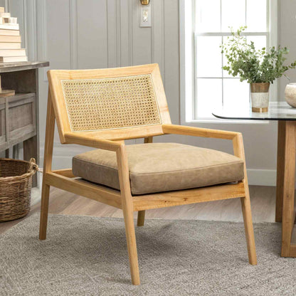 Sterling Cane Detailing Foam Cushion Chair