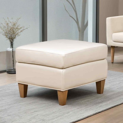 Redding Leather Ashland Pearl Chic Ottoman
