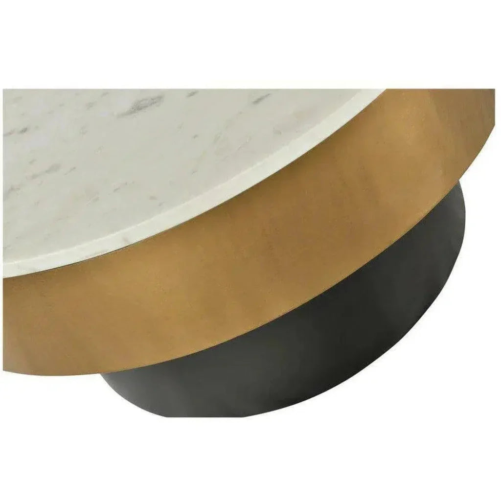 31.5 Inch Coffee Table White Art Deco - LOOMLAN - Moe's Home - Coffee Tables