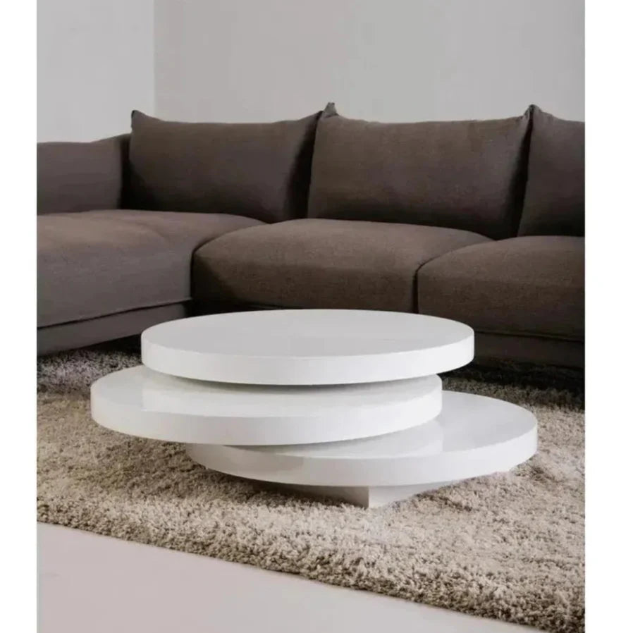 31.5 Inch Coffee Table White Modern - LOOMLAN - Moe's Home - Coffee Tables