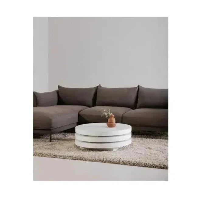31.5 Inch Coffee Table White Modern - LOOMLAN - Moe's Home - Coffee Tables