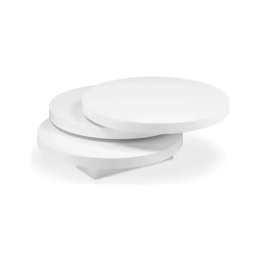 31.5 Inch Coffee Table White Modern - LOOMLAN - Moe's Home - Coffee Tables