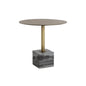 32" Kata Marble Based Iron Round Bistro Table-Dining Tables-SUNPAN-Grey Marble-LOOMLAN