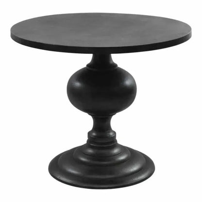 35 Inch Dining Table Black Retro-Dining Tables-Moe's Home-LOOMLAN