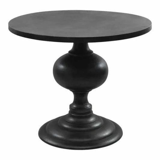 35 Inch Dining Table Black Retro-Dining Tables-Moe's Home-LOOMLAN