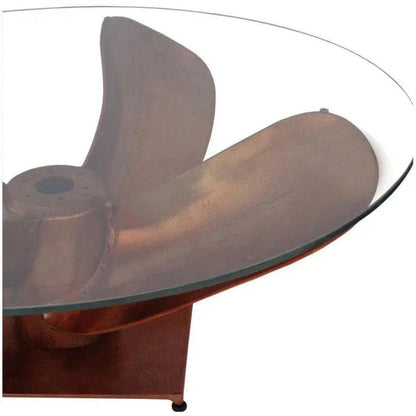 36 Inch Coffee Table Brown Industrial - LOOMLAN - Moe's Home - Coffee Tables